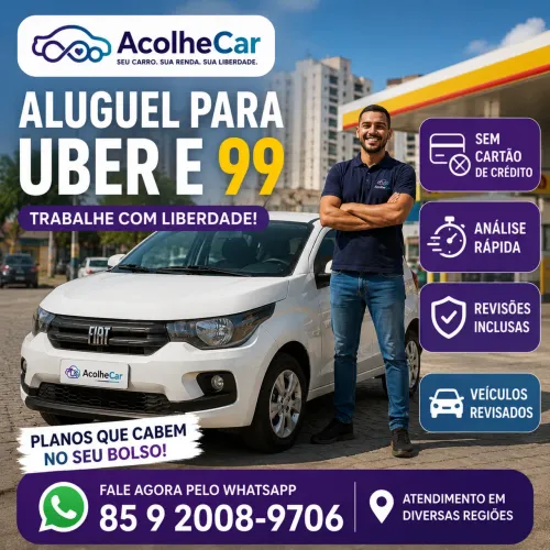 ALUGUEL DE CARROS PARA UBER E 99 ?