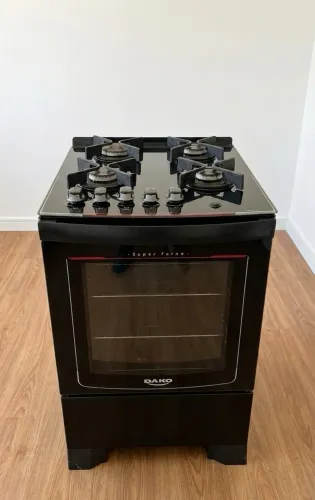 Fogao com mesa de vidro