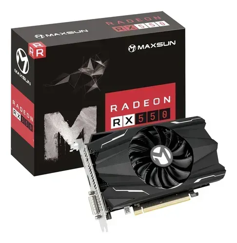 AMD Radeon RX 550 [4GB] - Usada (Ótimo Estado)