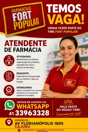 Atendente de farmácia 