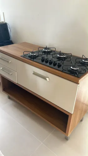 Cooktop com bancada 100% msg
