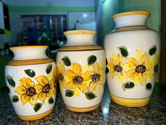 Vasos de porcelana