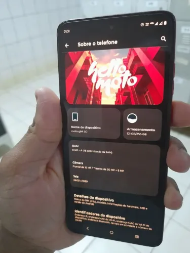 Vendo Motorola G 84 com 256 G e 12 de Ram