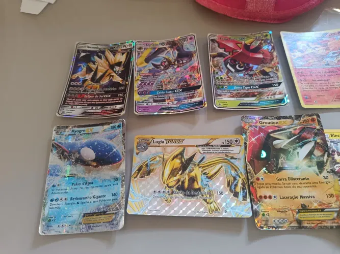 Cartas pokémon GX ex e mais