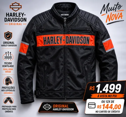Jaqueta Harley Davidson original GG - XL