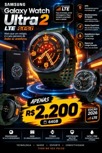 Relogio samsung watch ultra 2 64gb 2026