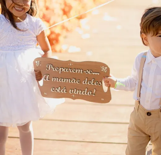 Placa Casamento Daminha