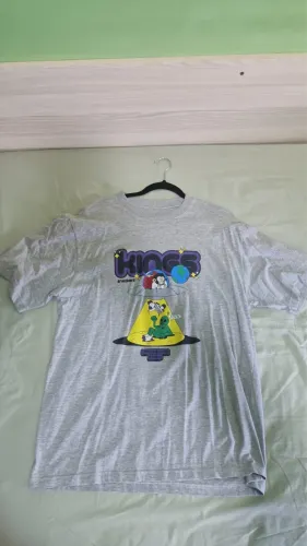 Camiseta Kings Sneakers Streetwear Cinza Intergalactic