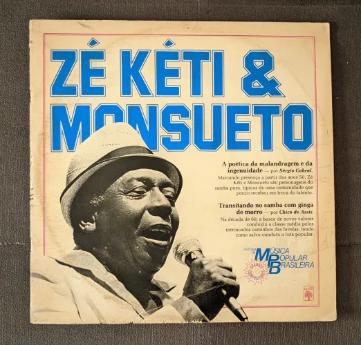 LP Vinil História Da Música Popular Brasileira - Zé Kéti & Monsueto<br>