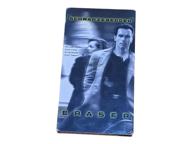 FILME VHS ERASER RARIDADE 