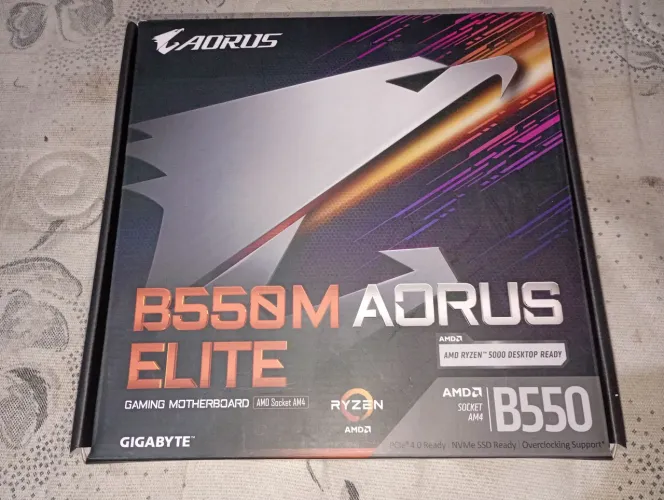 Placa mãe aorus elite b550m