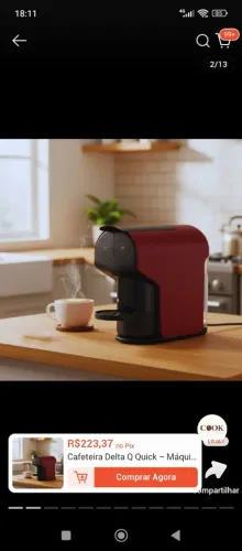 Vendo cafeteira delta
