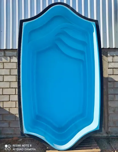 Promoção Especial de fábrica Piscina de fibra de 3 metros design sofisticado!