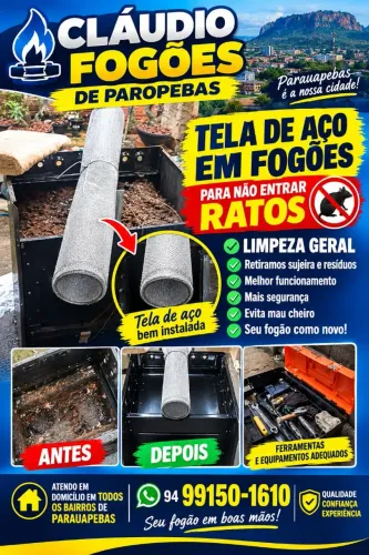 *claudio fogões  de parauapebas 