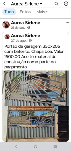 Portao de garagem