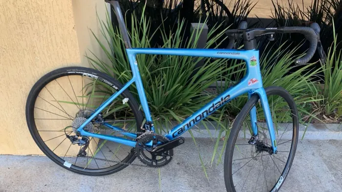 Bicicleta Speed Cannondale Super Six carbono 58T