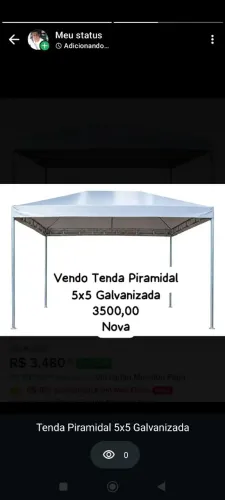 Tenda piramidal 5x5
