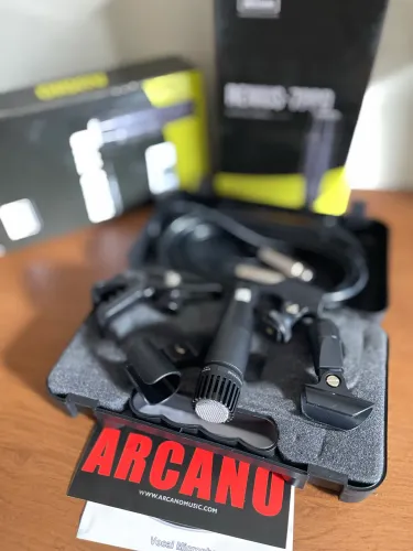 Kit 2 Microfones Dinâmico Arcano Renius-7ppd Novo