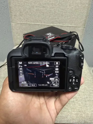 Canon R50 + Lente do kit