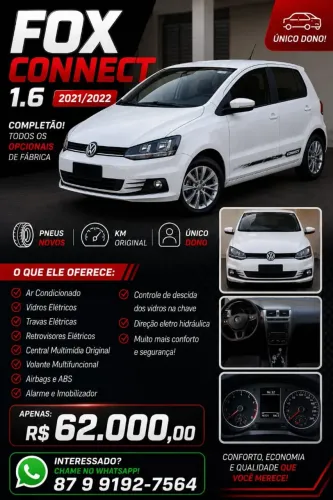 Volkswagen Fox Connect 1.6 Flex 8V 5P 2022