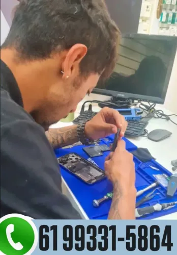 assistencia rapida a domicilio, troca de tela, Bateria, auto falantes, biometria, cameras