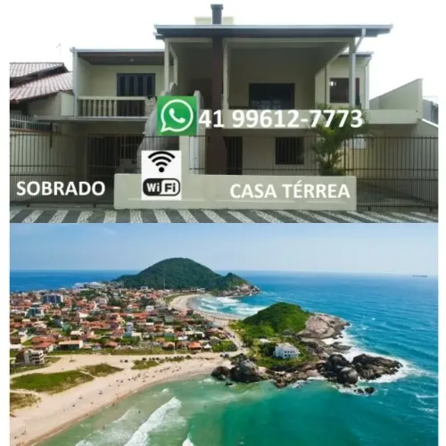 Casa 200m praia Enseada e 500m Prainha, internet, 12 pessoas, São Francisco do Sul, SC