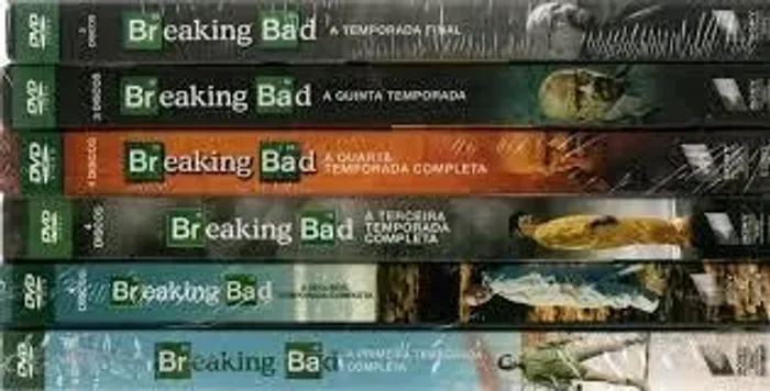 DVD - Breaking Bad - Série Completa 5 Temporadas + TEMPORADA FINAL - 21 DISCOS