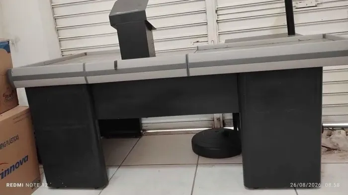 Caixa balcão supermercado