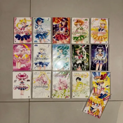 Mangá Sailor Moon JBC 1 ao 12 + Short Stories + Sailor V ? Coleção Completa
