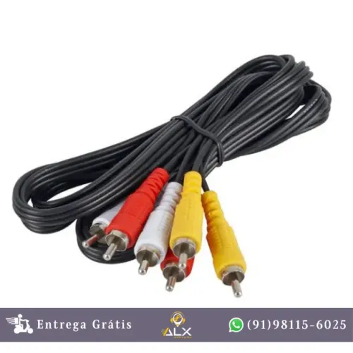 Cabo 3rca x 3rca Coaxial 1,8m Cbrc0001 Storm *ENTREGA GRÁTIS*