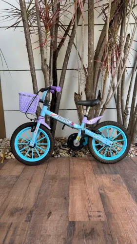 Bicicleta Infantil Frozen Aro 16 - Excelente Estado