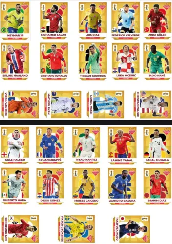 FIGURINHAS COPA 2026 PARA IMPRIMIR - ARQUIVO DIGITAL PDF COMPLETO