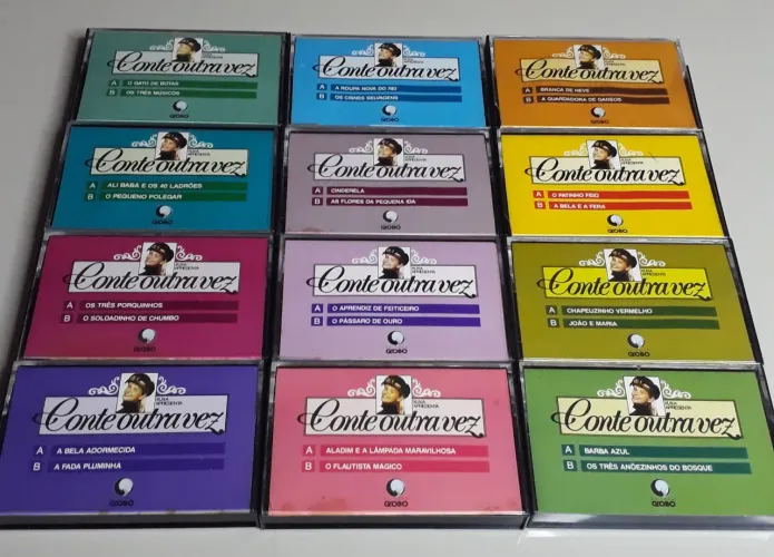 Fita k7 Xuxa Conte outra vez 12 Volumes