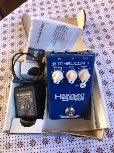 Pedal Harmony Singer TC Helicon Voz,Violão,Guita Efeitos,Duetos faço Olxpay/ML avalio troc