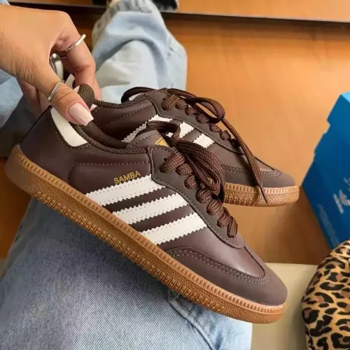 Tênis Adidas Samba Marrom feminino Versátil