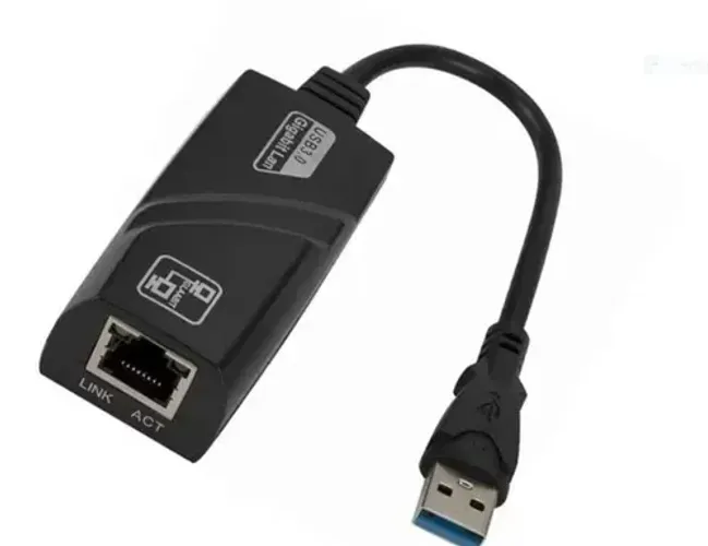 Adaptador Usb 2.0 Rede Rj45 Ethernet Gigabit 10/100/1000