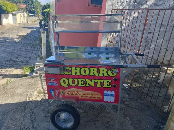 Carro para Cachorro Quente 