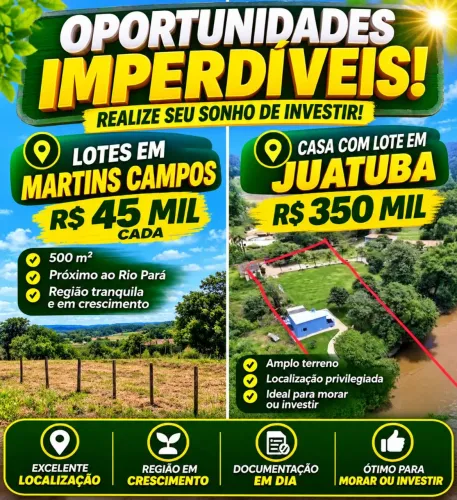 Lotes Martinho Campos- Casa em Juatuba