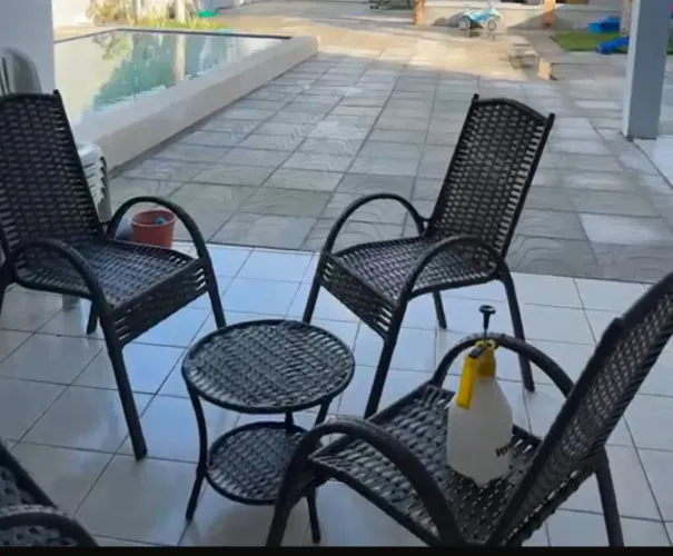 Conjunto para terraço 