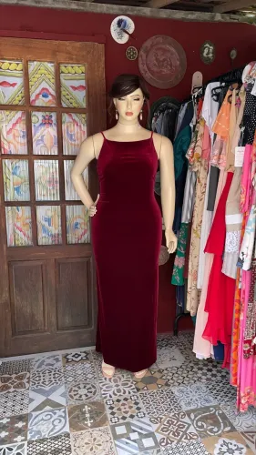 Vestido vintage em veludo G