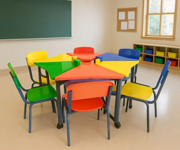 Mesa Hexagonal Infantil
