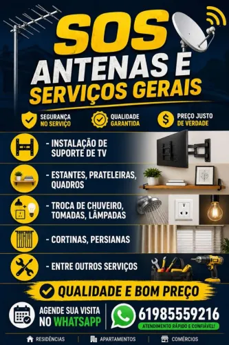 Serviços de manutenção e instalação em geral