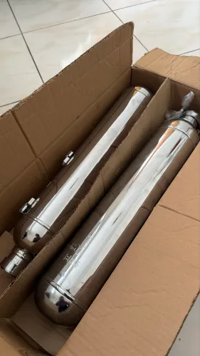 Kit Escapamento Super Meteor 650 Royal Enfield Original