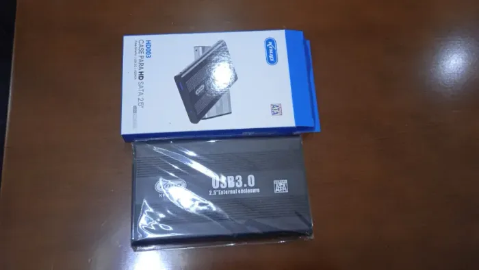Case para HD SATA 2,5 -USB3.0 - com Cabo USB (SEM HD)