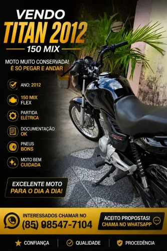 VENDO MOTO TITAN 150 / 2012