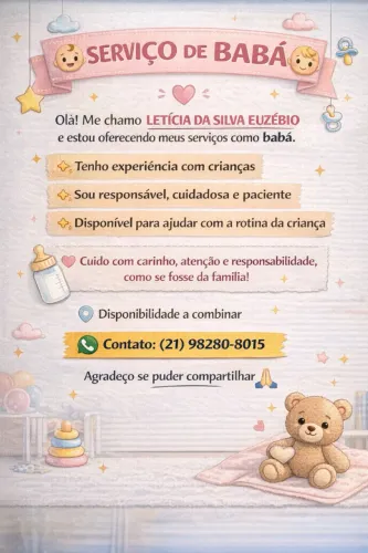 Cuido de crianças 