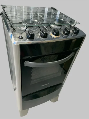 Fogão Continental FC4CS - 4 Bocas Inox - Praticamente Novo