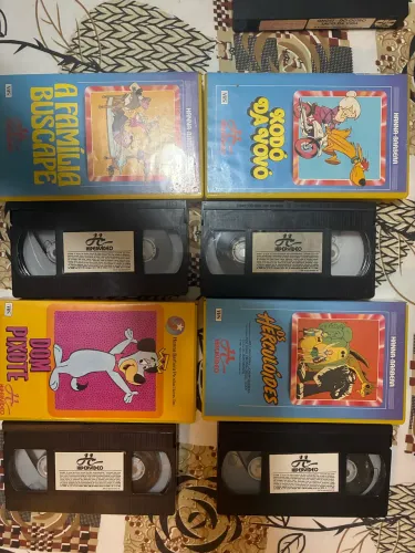 Lote Fitas VHS Originais (Filmes + Desenhos Hanna-Barbera) - Colecionador