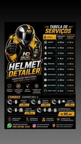 Helmet detailer