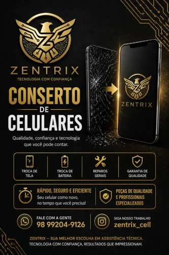 Conserto de celular e acessórios.